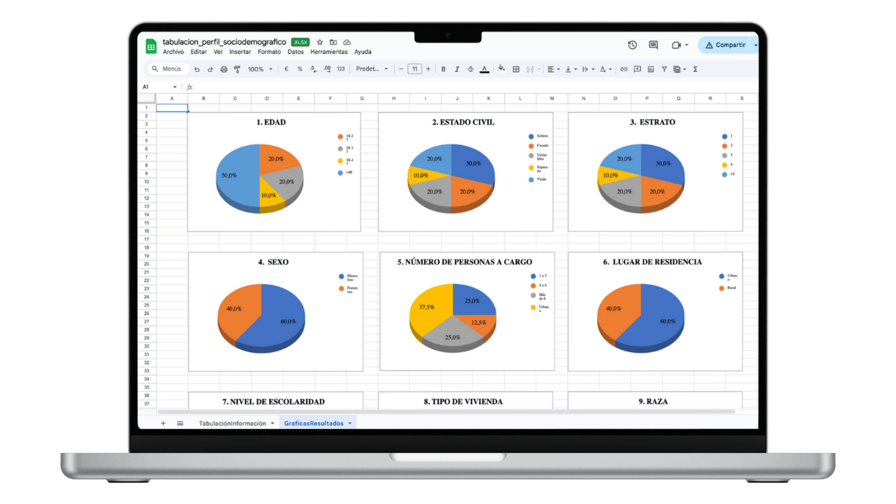 Vista previa de Matriz de Tabulación del Perfil Sociodemográfico